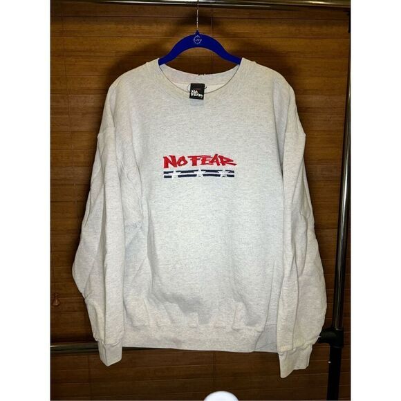 Vintage 1990s‎ No Fear Streetwear Skateboarding Distressed Crewneck Sweatshirt - Picture 1 of 7